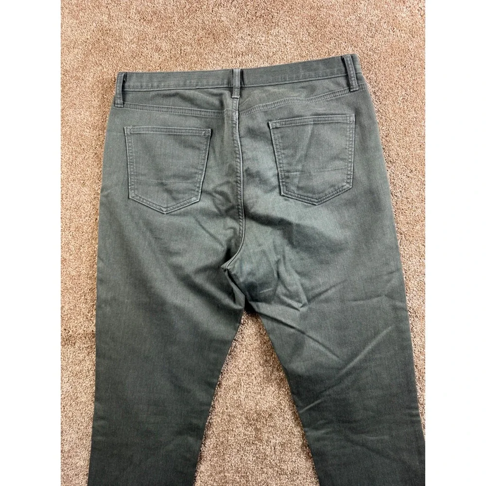 Banana Republic Travel Jean Lot Mens 34x32 Athletic Slim Fit Navy Green Gray 3pk